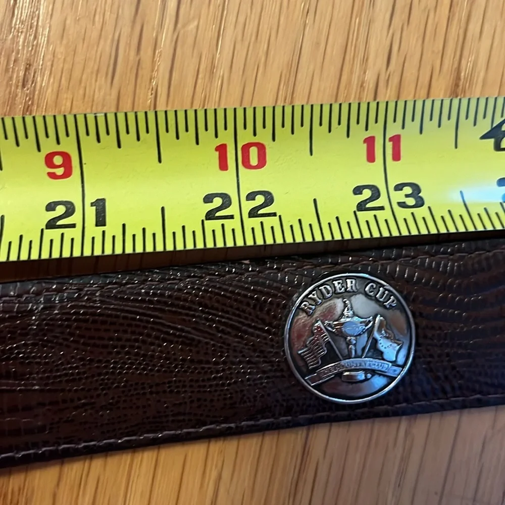 YRI lizard belt NWT made in USA Ryder Cup size 30 concho golf
